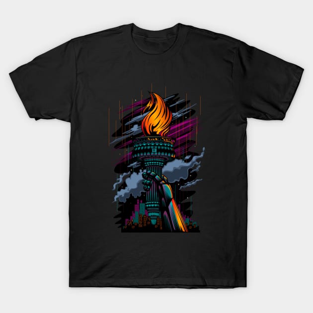 Liberty T-Shirt by adamzworld